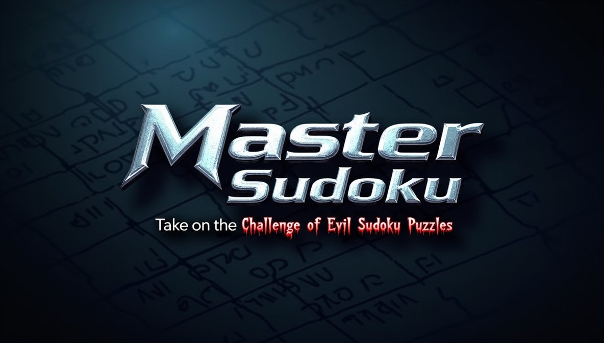 Master Sudoku: Take on the Challenge of Evil Sudoku Puzzles