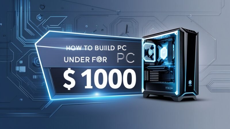 How to Build a PC Under $1000 (US Buyers Guide)